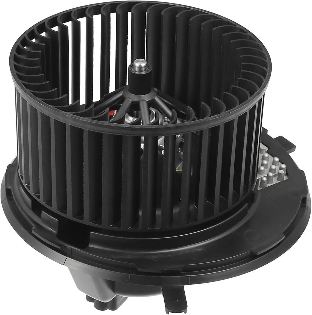 X AUTOHAUX HVAC Heater Blower Motor Assembly Compatible for Volkswagen Beetle, CC, Eos, Golf, GTI, Passat, Jetta, Tiguan No.1K1820015L