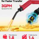 Leshein Fuel Transfer Pump 3GPM, USB Rechargeable Electric Siphon Pump for Gasoline Diesel Water, Portable Leakproof Gas Can Pump with Upgraded Hose Material & Build, Ultra-Fast Oil Transfer Pump