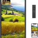 FANGOR 21.5" Large Digital Picture Frame 64GB, WiFi Photo Frame 1920x1080 FHD IPS Display with Remote Control, Auto-Rotate, Wall Mounted, Share Photos/Videos Via Uhale App/USB/SD (No Touch Screen)