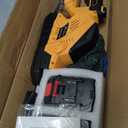20'' Hedge Trimmer Cordless with 2pcs 4000mAh Battery, Electric Handheld Bush Clipper with Rechargeable Batteries, 3000RPM 180 Rotatable Head, 2/3'' Blade Gap, Gifts for Father's Day
