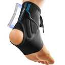 FREETOO Ankle Brace Maximum Metal Support for Men & Women, Compression Foot Support for Sprained Ankle, Plantar Fasciitis,Injury Recovery, Lace up Ankle Support for Running Volleyball Left/Right, Medium