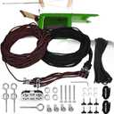 Upgraded Hardtop Removal Lift for Jeep Wrangler, Compatible with All Jeep Wrangler JK JL Models,Garage Storage HoistSafe Anti-Drop System,Easy One-Person Operation,Supports 8-16 ft Ceiling, 6 TKnobs