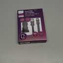Philips Dual USB car charger with USB-A/USB-C charger cable 2.4 AMP/12 watt 6ft.