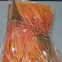 2 x Artificial Fake Plants Flowers for Outdoors Fall Decor, 12 Bundles Fall Leaves Faux Lavender Flowers for Autumn Decoration, Fake Shrubs UV Resistant Planter No Fade for Garden Porch Balcony(Orange)