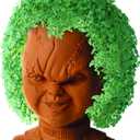 Chia Pet Chucky Childs Play with Seed Pack, Decorative Pottery Planter, Easy to Do and Fun to Grow, Novelty Gift, Perfect for Any Occasion