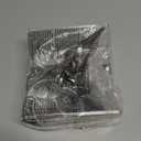 Amazing Abby Acrylic Cocktail Napkin Holder (5.0"x5.0"), Clear Plastic Napkin Dispenser with Weighted Arm and Non-Slip Pads, Great for Kitchen Counter, Dining Table, Bathroom Vanity, and More