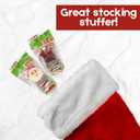 Needzo Sour Christmas Gummy Pops, Individually Wrapped Candy Skewers, Stocking Stuffer Gifts (Pack of 6) (EXP 06/09/26)