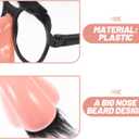 Toyvian Funny Glasses with Big Nose Eyebrows and Mustache Halloween Costume Party Eyewear for Adults and Kids