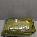 RYB HOME Moss Green Velvet Curtains 84 inches - Back Tab Blackout Curtains for Nursery, Bedroom Room Divider Panels Thermal Insluted Drapes for Living Room, Wide 62 x Long 84, 2 Panels