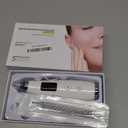 Rechargeable Blackhead Vacuum Pore Cleaner - 5 Attachments & 3 Suction Levels for Deep Facial Cleansing, USB-Powered Blackhead Remover for Women and Men (White)