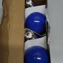 LED Blue Color Light Bulb - A19 E26 Base Blue Bulbs 9W (60W Equivalent), LED Lightbulbs Perfect For Outdoor Porch, Christmas Decoration, Party Decoration, Holiday Lighting, Halloween Decor, 4 Pack