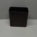 mDesign Small Metal 2.4 Gallon/9 Liter Trash Can Wastebasket Garbage Bin for Bathroom, Slim Rubbish Waste Bin Trashcans for Master/Guest Bath, Mirri Collection, Bronze