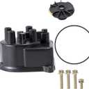 Rldym Distributor Cap Rotor Head Ignition System Kit 30102-P54-006 for Honda Civic, Replace# 30102 P54 006, 30103 P08 003, 30102-P54-006, 30103-P08-003