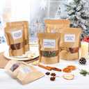 Siifert 12 Pack Winter Stovetop Potpourri Simmer Pot Kit Dried Orange Slices Cinnamon Stick Air Freshener Sachet Ingredients Bowl Filler Decor for Holiday Fragrance Housewarming Gift