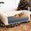 Waterproof Dog Blanket, Non-Slip Soft Pet Bed Cover, Couch Cover for Dogs Washable, Protects Sofa, Furniture, Crate, Car, Tear Resistant Leakproof Pet Blanket (30x53 Inch, Dark Grey)