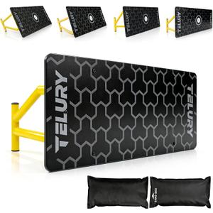 4-Angle Soccer Rebounder Board, Portable Soccer Rebound Wall for Passing, First Touch & Shooting Training, Heavy Duty HDPE Kick Back Trainer