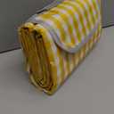 Extra Large Picnic Blanket Beach Blankets, 80''x60'' Picnic Mat Waterproof Sand Proof Foldable Portable for Outdoor Camping Hiking Travel Grass Park Music Festival Lawn Mats (yellow, 80x60 inch)
