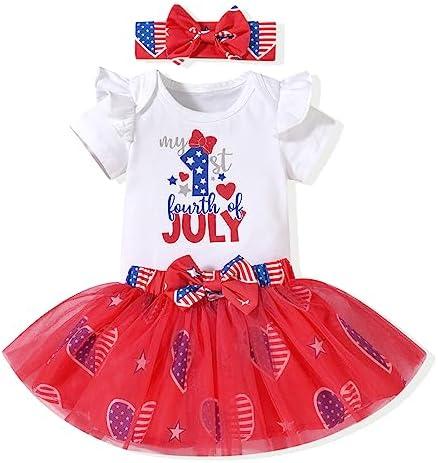 Aalizzwell Newborn Infant Baby Girls Holiday Skirt Outfit Size 60