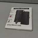 XcaseBar Compatible with iPhone 13 6.1" Wallet case with Zipper Credit Card Holder RFID Blocking, Flip Folio Book PU Leather Phone case Shockproof Cover Men Women for Apple 13 case, Black