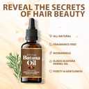 Organic Batana Oil with Rosemary for Hair Growth - Deep Nourishes All Hair Types, Reduces Hair Loss, 30ml