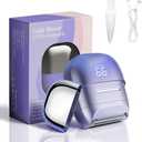 Electric Shaver For Women, Waterproof Wet Dry Mini Electric Razors For Women - Cordless Rechargeable Foil Shaver For Hair Removal, Legs, Face, Body, Bikini,Sensitive Skin, Teens, Ladie(Purple)