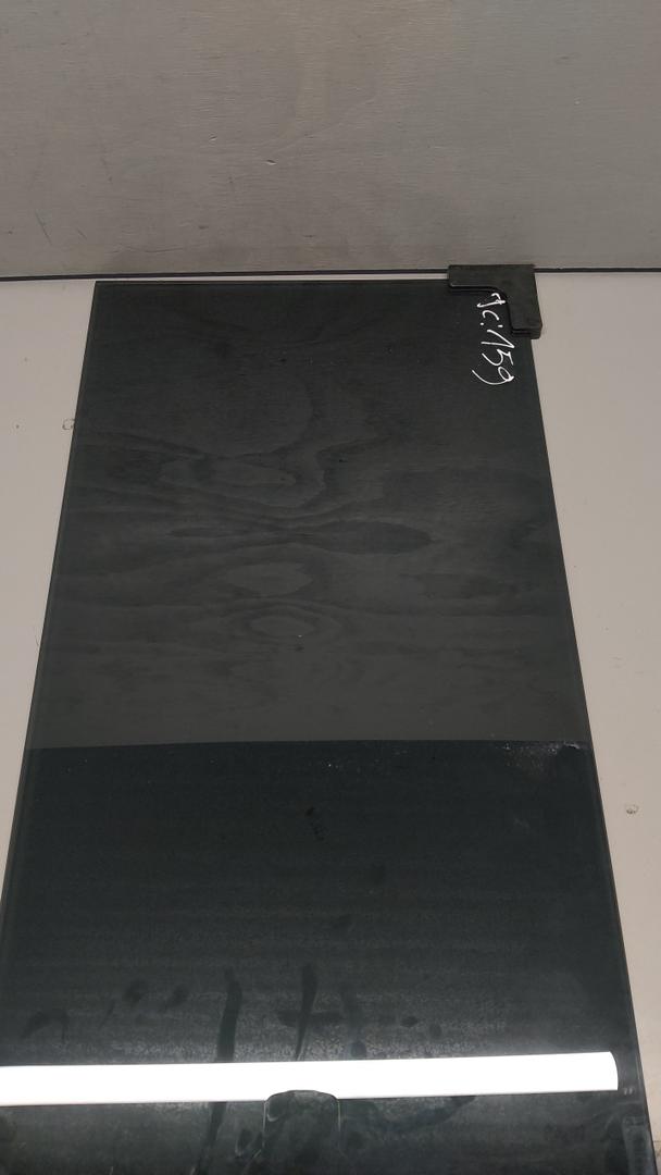 Patio Cushioned Seat Glass Table, 26x14 inch