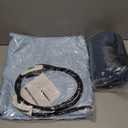 Dog Heating Pad (31"x20") - Waterproof Electric Heated Mat & Pet Bed for Indoor and Outdoor Use, Chew Resistant Cord, Machine Washable Cover with Wheat Pattern Quilting, for Cats and Pets (Medium, Navy Blue)