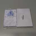 Blue Snowflake Christmas Invitations, Invitation Cards With 25 Sets Envelopes & Invitation Cards For Winter Dinner, Christmas Party, Party Dinner (4" X 6") -A08