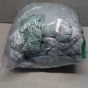 MUXHOMO Blue Bed in a Bag Queen 7 Pieces, Queen Comforter Set Reversible Botanical Flowers Design, Ultra Soft & Breathable Bedding Sets with Comforter, Sheets, Pillowcases & Shams