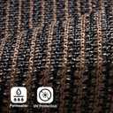 LOVE STORY 4' x 50' Outdoor Privacy Fence Screen, Brown | HDPE Fabric, 95% UV Block, Mesh Fencing Covers for Patio, Privacy Protective, Easy Installation