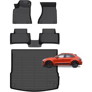 For Porsche Macan Floor Mats 2026 2014-2025,Car Mats for Porsche Macan S/Turbo/S Diesel/GTS All Weather Floor Mats Cargo Liner Accessories 2014-2026