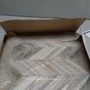 Yipscazo 10-Sheet Wood Grain Herringbone Peel and Stick Backsplash for Kitchen Walls,Heat Resistant PVC Mixed Metal Stick on Backsplash Tiles, Waterproof Peel and Stick Tile for Bathroom & Shower