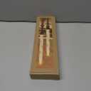 Silverstro Fall Decor LED Taper Candles with Remote Control & Timer Function, Embossed Autumn Maple Leaf Design Flameless Taper Candles for Home Party Autumn Decorations, Set of 2