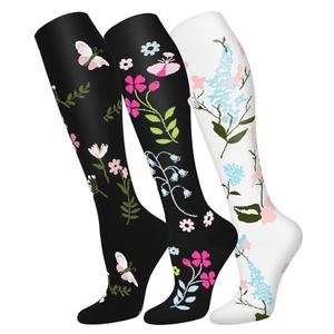 FuelMeFoot 3 Pack Compression Socks Women & Men Circulation - Best for Medical,Running,Athletic S/M
