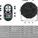 Stage Lights 36 LED Par Lights, U`King RGB Par Light Uplights Stage Lighting Indoor for Christmas Halloween Music Party Disco Wedding, Remote Control, DMX Control Sound Activated Party Light