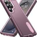 BaHaHoues for Samsung Galaxy S26 Ultra Case with Built in Kickstand, Shockproof/DropProof Military Grade Protective Cover for Galaxy S26 Ultra (Night Purple/Baby Pink)