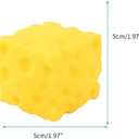 Yellow Cheese Squeeze Toy,Soft Novelty , Theme Cheese Cubes Squishy (Small)