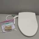 Kohler PureWash M250 Manual Elongated Bidet Toilet Seat, White, Quiet-Close Lid Prevents Slamming, Cool Water, Easy Installation with Quick-Release Hinges, Adjustable Spray Position & Pressure