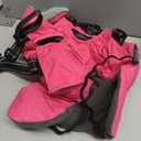 Doglay Dog Coat with Harness, Reflective Warm Dog Jacket Waterproof Puppy Winter Coat for Cold Weather, Adjustable Fleece Jacket for Dogs (Pink, Medium)