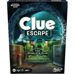Clue Escape: The Worlds Fair Board Game | Escape Room 1-Time Solve Mystery Games | Ages 10+ | 1 to 6 Players | 90 - 120 Mins.| Family Games