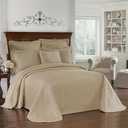 King Charles Modern Farmhouse Floral Matelasse Bedspread, 100% Cotton Breathable Bedding, King/Cal King, Birch