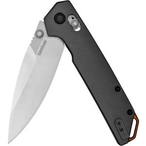 Kershaw Iridium Folding Pocket Knife, 3.4 inch D2 Steel Blade, DuraLock Locking Mechanism, Pocketclip