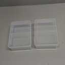 Vicenpal 300 Card Storage Box Compatible with Mtg TCG Clear Plastic Trading Card Storage Box with Removable Divider Hard Trading Deck Case for Baseball Football Game Organizer Collector(2 Pcs)