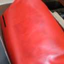 4FT Hanging Punching Bag for Adults, Super PU Leather Boxing Training Equipment Heavy Bag with 12OZ MMA Gloves, Unfilled Kicking Bag Boxing Set for Training Karate Kickboxing Muay Thai (Red)