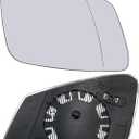 Passenger Side Heated Mirror Glass Compatible with 228i 320i 328i 330i 335i 428i 430i 435i 440i 535i 550i 640i Series i3 M2 M3 M4 M5 M6 Convex Right Side Mirror Glass Replacement for BMW 51167285000