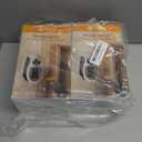 GiveBest 450 Watt Space Heater with LED Display, Wall Outlet Electric Heater with Thermostat and Timer for Home Office Bathroom Indoor Use, Small Plug in Heater, 2PC