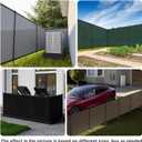 5' x 12' Gray Outdoor Privacy Screen Freestanding 240 GSM Privacy Fence Panels for Outside, Pool Fences with Poles, Backyard Temporary Fencing, Privacy Wall Ground Pole Fence