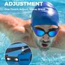 OMID Swim Goggles, P2 Polarized Swimming Goggles for Men Anti-fog Goggles Swimming for Adult Women