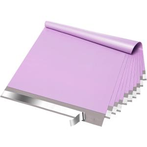 Fuxury Large Poly Mailers 19x24 Inch 50 Pcs, Waterproof Shipping Bags for Clothing, Strong Adhesive Shipping Envelopes for Small Business Suppliers, Self Seal Mailers Poly Bags Mailing Bags Purple