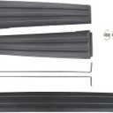 Flexible Flex Step Tailgate Molding Trim Black Replacement for F-150 2009-2014 9L3Z-9941018-AA 9L3Z-9941019-AA 9L3Z9940602BA